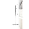 Lampadaire 7 boules verres opaques