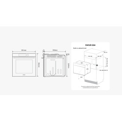 Samsung NV7B4040VBB/U5 Four catalytique électrique cm. 60 - noir