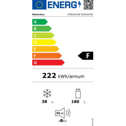 Electrolux KTB1AF14S Réfrigérateur encastrable avec congélateur