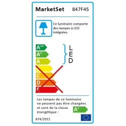 Market set Astro Lampadaire Led diamètre 45cm