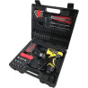 Champion 18V Li-Ion Battery Screw / Drill Set - With Two Batteries - Y compris 75 pièces