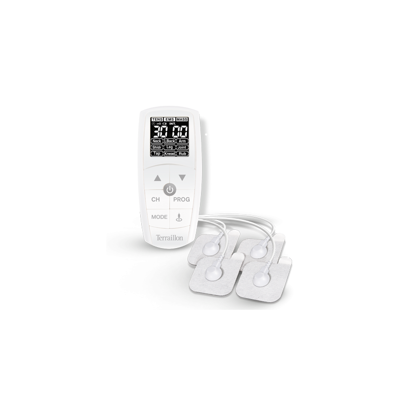 Appareil d'électrostimulation Terraillon Trio Care Blanc