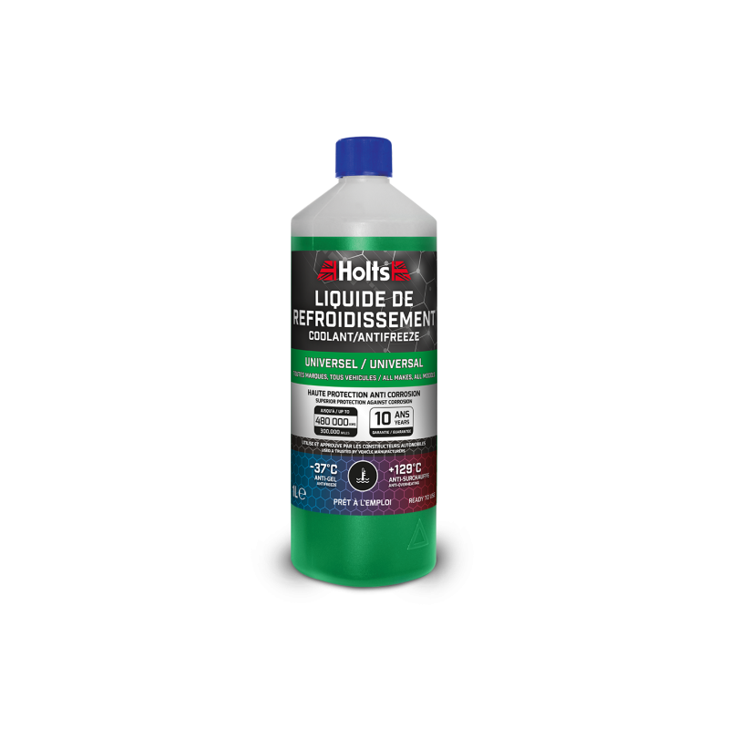 HOLTS Liquide de refroidissement Universel 1L 37°C - Nouvelle Gamme