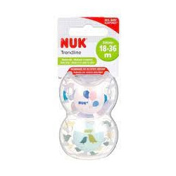 6 Sucettes Nuk 18-36 mois Trendline garçon ou fille