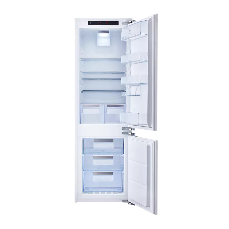 Réfrigérateur à congélateur inférieur à double porte encastrable Electrolux ENN2859AOW 249L