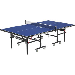 Tennis de table d'intérieur avec pieds et roues pliables