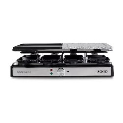 SOGO Grill/Raclette électrique BAT-SS-10387, 1400 W, idéal pour cuisiner/griller