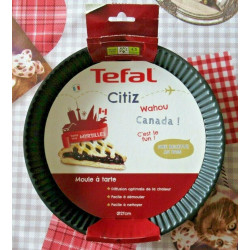 TEFAL Moule à tarte aluminium 27 cm Recettes CITIZ MONTREAL NEUF