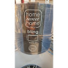 Abat-jour Bleu Home sweet home bling