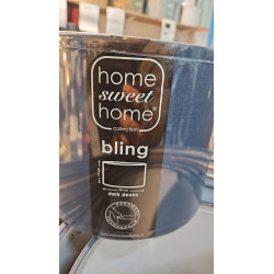 Abat-jour Bleu Home sweet home bling