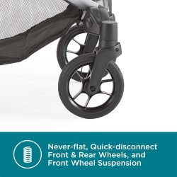 Contours Legacy Poussette convertible pour bébé et poussette pour tout-petit, options simples à doubles