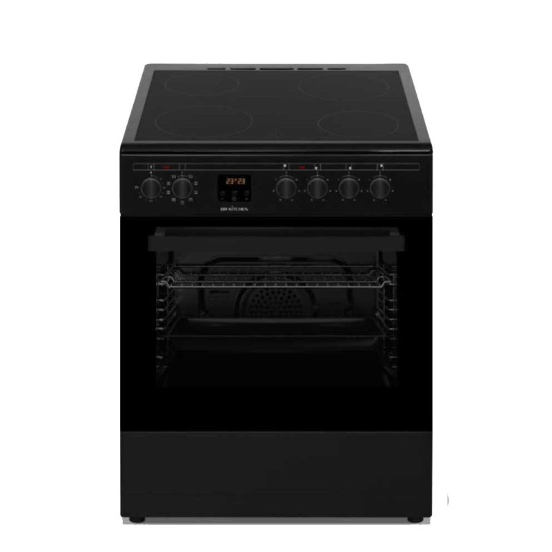 Cuisinière vitrocéramique noir br kitchen 2023 new