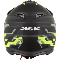 KSK Casque cross HANGTOWN Cross Noir & Jaune