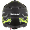 KSK Casque cross HANGTOWN Cross Noir & Jaune