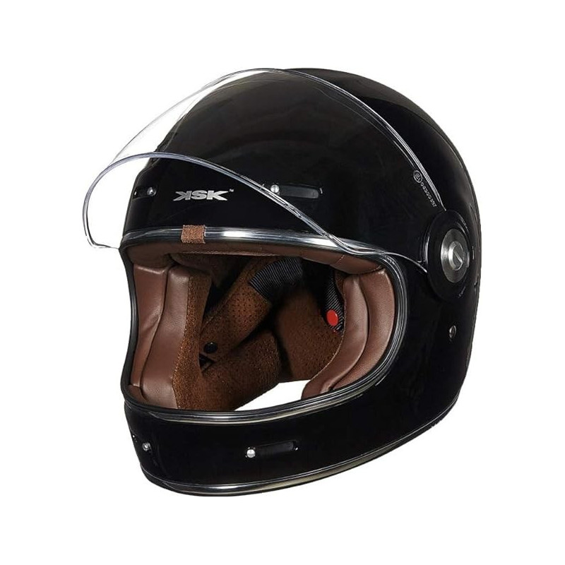 KSK Mixte Casque Sixties et Retrocup Fibre de verre, Taille S