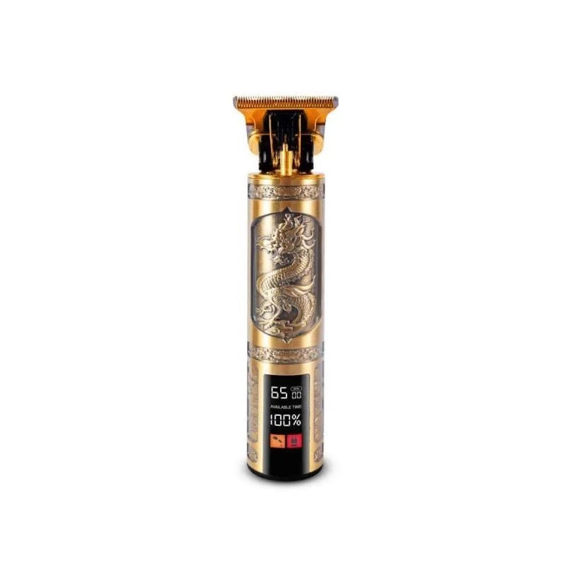 Tondeuse Sans Fil Pour Cheveux Et Barbes Avec écran Led Doré Modèle Dragon De Becker