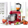 Kitchen Cook Robot Petrin Avec Blender Securise Modele expert XL Rouge