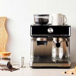 MACHINE A EXPRESSO AVEC BROYEUR BARISTA PROFESSIONNEL HOME BISTRO DE KITCHENCOOK