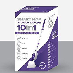 Mediatec Balai à vapeur intelligent 10 en 1 violet