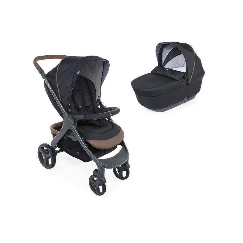 Chicco Poussette Duo Style Go Up Noir-Marron