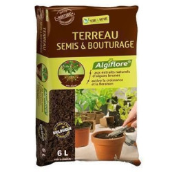 Terreau semis et bouturage algiflore 6l - TERRE & NATURE