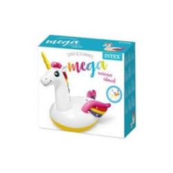 Intex Île Licorne Gonflable Géante Gonflable sur Piscine