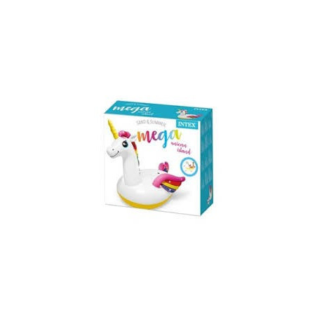 Intex Île Licorne Gonflable Géante Gonflable sur Piscine