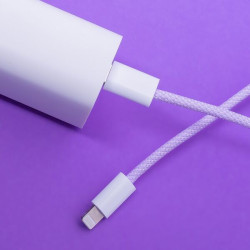 Maxlife Câble MXUC-06 USB-C - Lightning 1,0 m 20W nylon violet