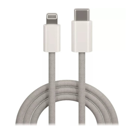 Maxlife Câble MXUC-06 USB-C - Lightning 1,0 m 20W nylon gris