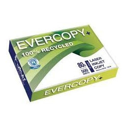 Recycled paper Evercopy Plus 500 feuilles les 5 ramettes