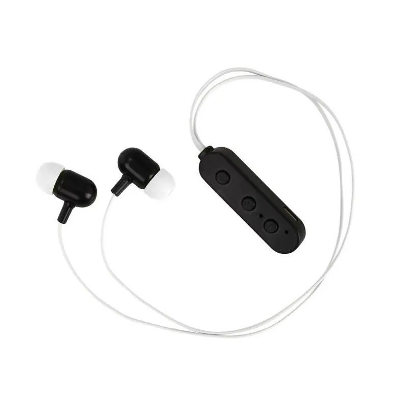 CLIP SONIC Ecouteurs s Bluetooth - Blanc et Noir