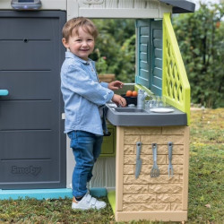 Cuisine d'été en plastique pour maison Smoby