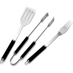 Grillset Flash Classic Steel 42 Cm Chrome 3 pièces