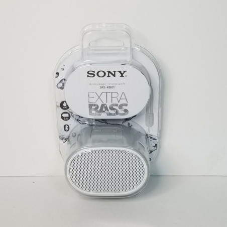 Sony Extra Bass Portable Bluetooth Speaker - Gris (SRS-XB01)