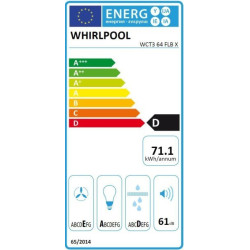 Hotte Whirlpool WCT364FLBX