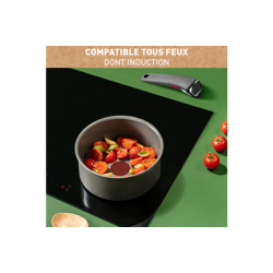 Casserolerie TEFAL CASSEROLES 16/18/20 CM + POIGNEE AMOVIBLE INGENIO RENEW INDUCTION