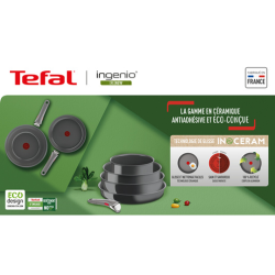 Casserolerie TEFAL CASSEROLES 16/18/20 CM + POIGNEE AMOVIBLE INGENIO RENEW INDUCTION