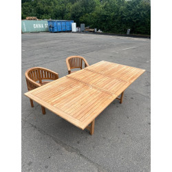 Pack Jardin Table avec 4 chaise en Teck