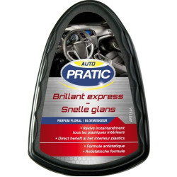 Brillant plastique express pratic voiture