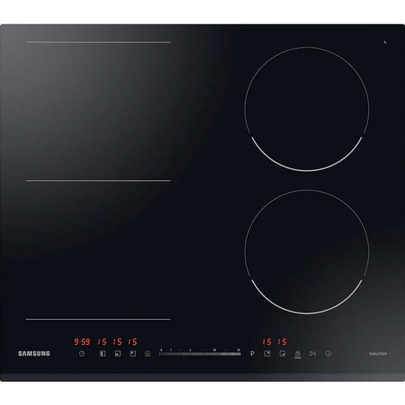 Samsung Table de cuisson à induction cm. 60 - verre céramique noir