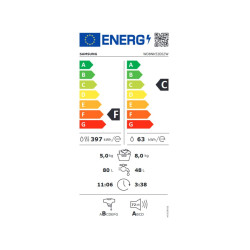 Samsung lavante séchante - lavage 8 kg - séchage 5 kg - blanc