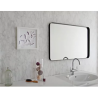 Miroir Steelton argenté 60 x 90 cm