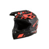 KSK Casque cross HANGTOWN Cross Noir & Orange