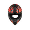 KSK Casque cross HANGTOWN Cross Noir & Orange XL (61cm - 62cm)