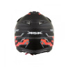 KSK Casque cross HANGTOWN Cross Noir & Orange