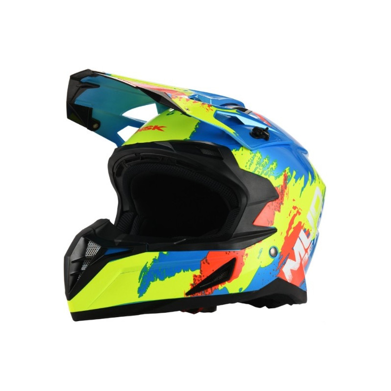 KSK Casque Cross Mudbeast Blue Taille S