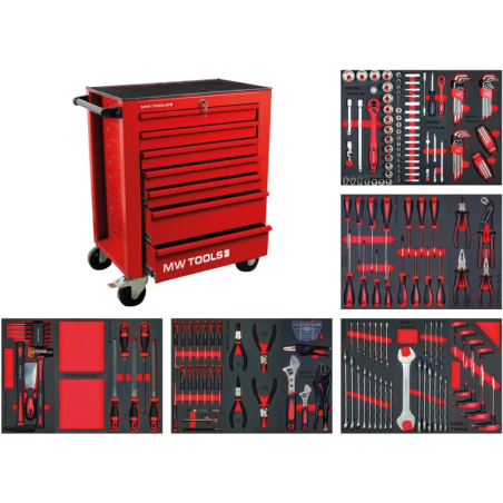 Servante d'atelier Harman Excellence ARMOIRE À OUTILS PROFESSIONNELLE 211 PIÈCES