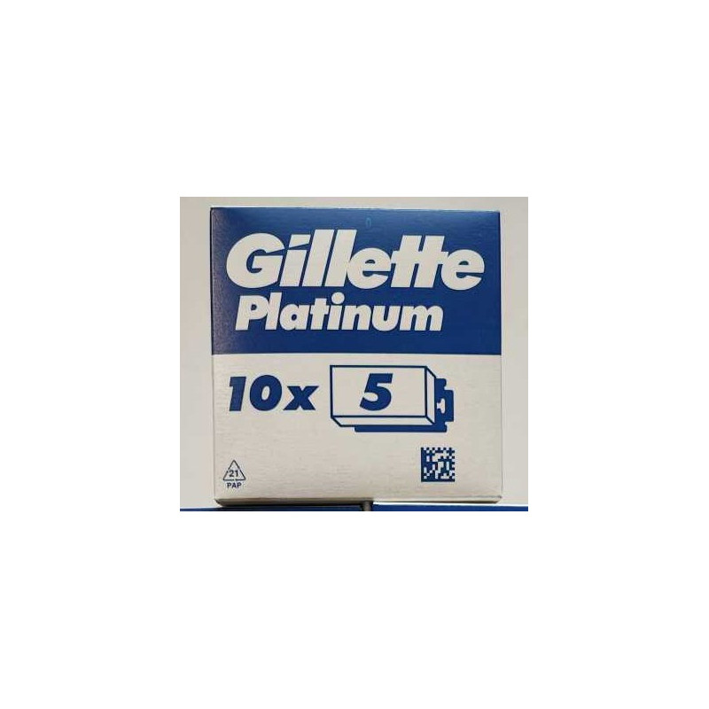 Pack de 50 lames Gillette Platinum