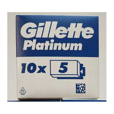 Pack de 50 lames Gillette Platinum