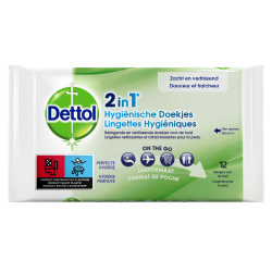 Dettol Lingettes hygiéniques 2-in-1